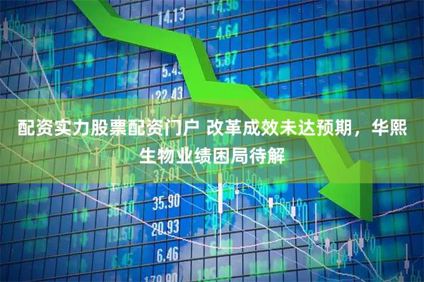 配资实力股票配资门户 改革成效未达预期，华熙生物业绩困局待解